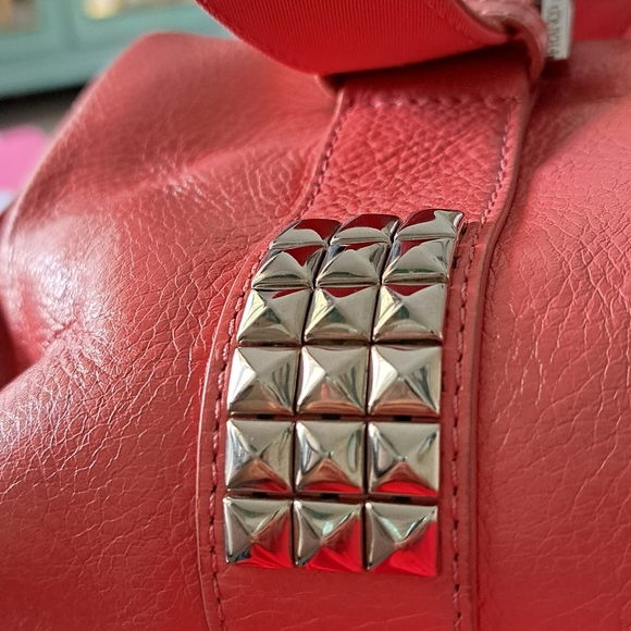 Franco Sarto Coral pebbled leather hand/shoulder bag silver hardware. Final SALE - Picture 9 of 10